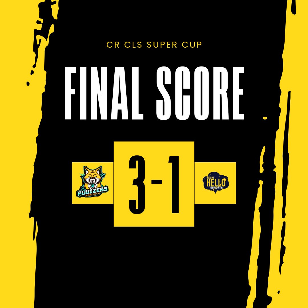 <a href="/pluizers/">Pluizers Esports</a> won the CR CLS Super Cup after big match against <a href="/TeamHelloCR/">Team Hello</a>