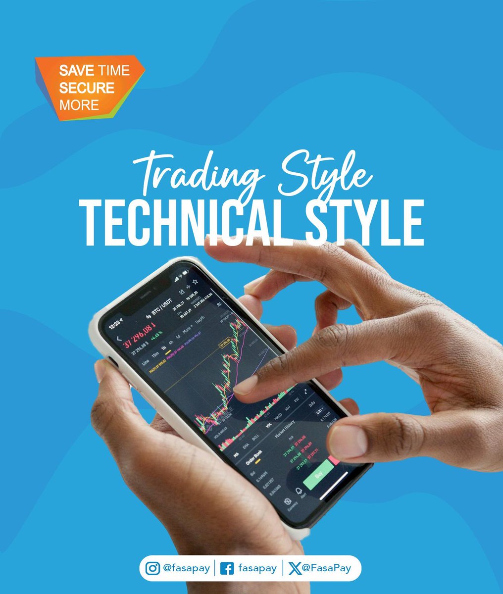 FasaPay's tweet photo. Trading style: Technical style. The term technicals refers to technical analysis, a form of market analysis most commonly involving chart analysis, trend-line analysis, and mathematical studies of price behavior, such as momentum or moving averages, to mention just a couple. https://t.co/VOToerpRR0