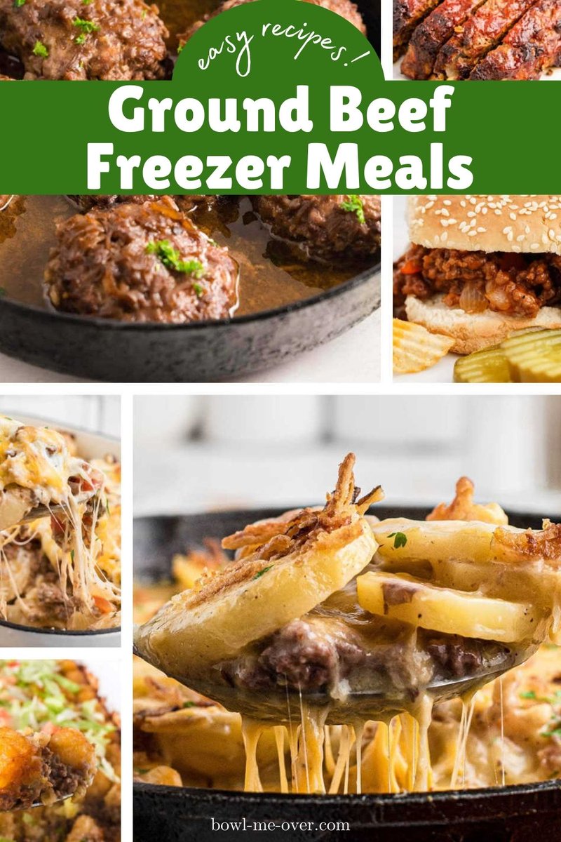What are the best ground beef freezer meals? Here are everyone's favorite recipes that are family friendly and easy to make! bowl-me-over.com/ground-beef-fr…