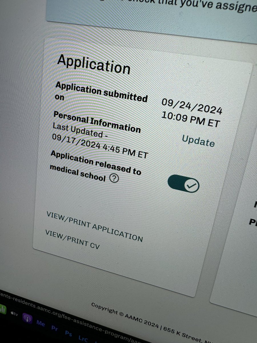 ERAS application certified and submitted! All of medical school leads up to this. Can’t wait to see where I end up! #Psychiatry #Match2025