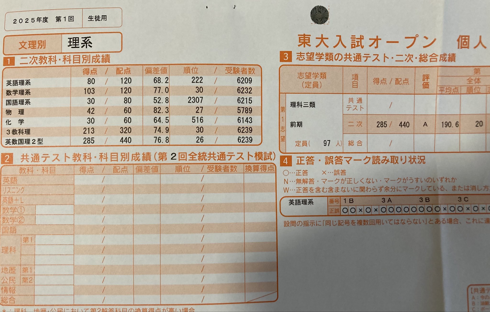 第2回 東大入試オープン（記述・論述式） | 高3生・高卒生対象