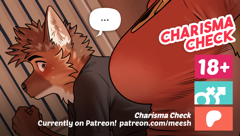 "Charisma Check | Page 22" is up on my P*treon. Comic access starts at $6! Link in bio!