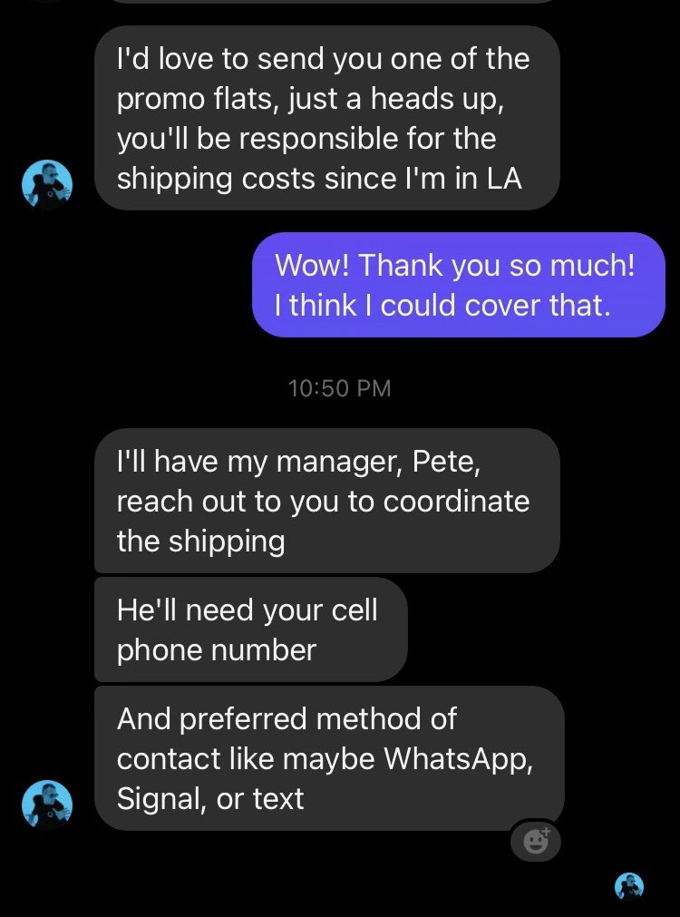 ❌ SCAM ALERT ❌ Some bad actors or some nefarious company is on Facebook posing as me and pretending to sell signed WEEZER memorabilia using WhatsApp. If you have had any interactions with something like this please report it + we will try our best to have it taken down. Thanks.