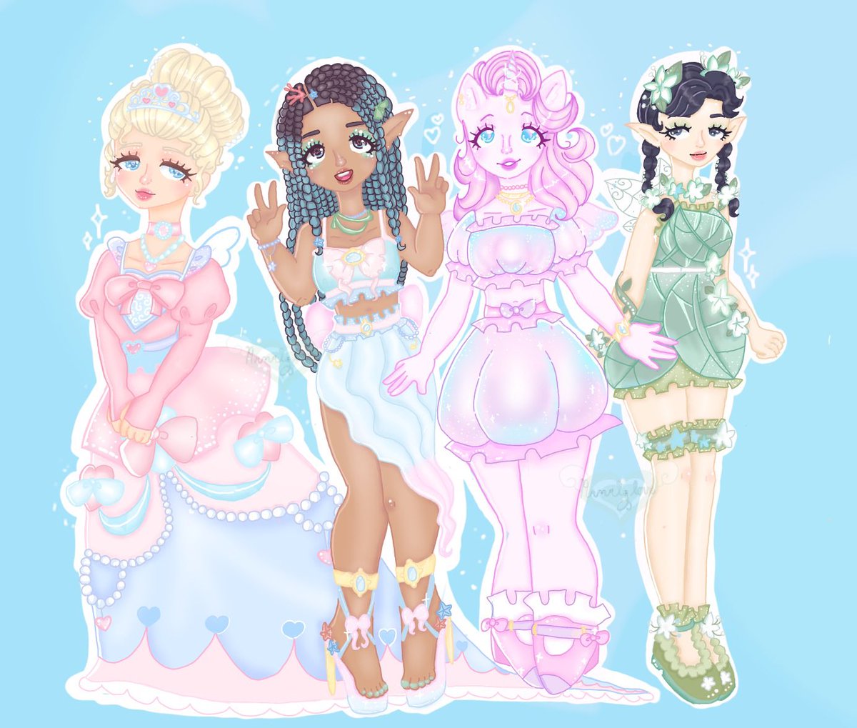 powxderpowers's tweet photo. ♡ I need someone to commission me already I be starving 😱
-I have 9 slots open! (Always active) At least during weekends or lucky days where I have no school.
- I’m doing bust, bust up, and full body (can also be duo or multiple people. Example (s) below ⬇️ ♡ https://t.co/aiD0ndhs7I