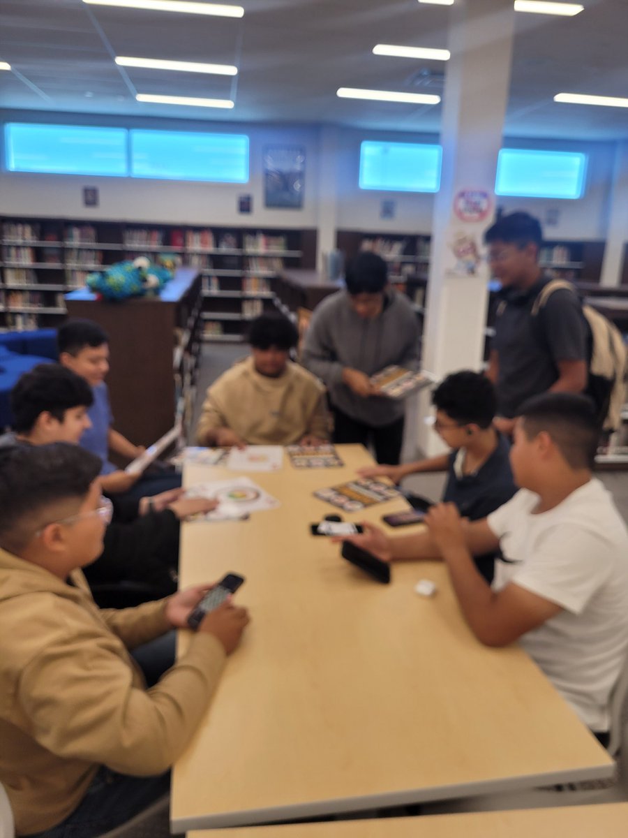 Michelle Saenz (@msaenz_lms) on Twitter photo The bigger the cards, the better the game! Our Bulldogs love lunchtime in the library 🐾
<a href="/Socorro_HS1/">Ignacio Estorga, Ed.D</a> <a href="/Sparks_Interest/">Marcy Sparks</a>
#teamsisd #sisd_libraries The bigger the cards, the better the game! Our Bulldogs love lunchtime in the library 🐾
<a href="/Socorro_HS1/">Ignacio Estorga, Ed.D</a> <a href="/Sparks_Interest/">Marcy Sparks</a>
#teamsisd #sisd_libraries