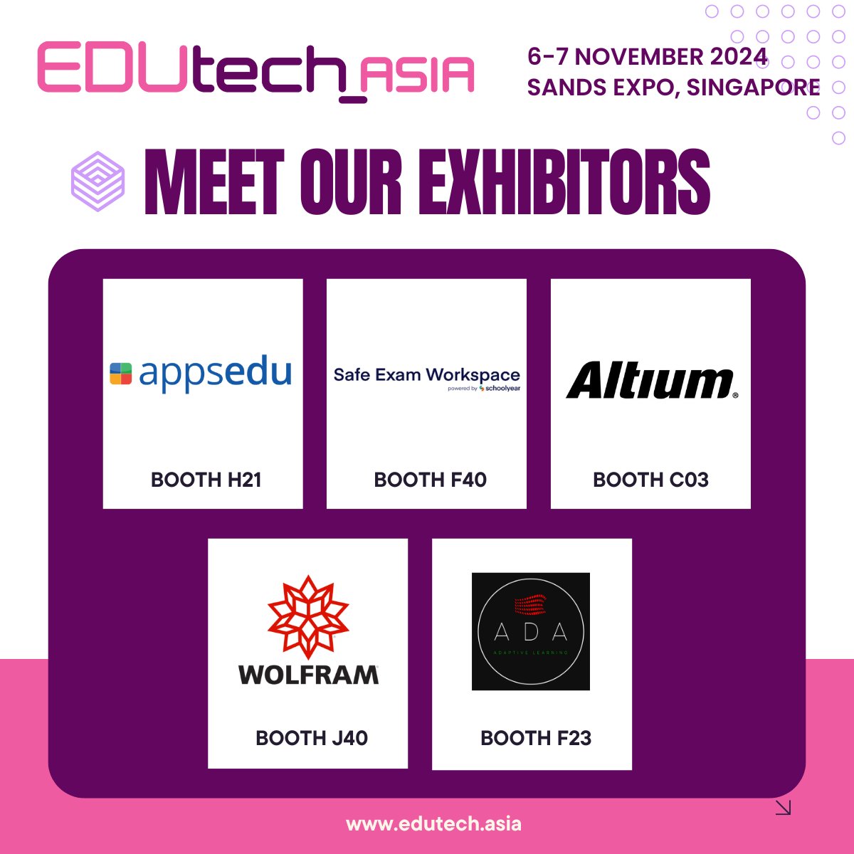 Introducing our exhibitors - 5 fresh additions coming this November
<a href="/appseducom/">AppsEDU</a> (H21) - a small, highly skilled team with deep roots in the international school community focusing on supporting school Tech Directors with everything related to Google Workspace.
Schoolyear (F40) -
