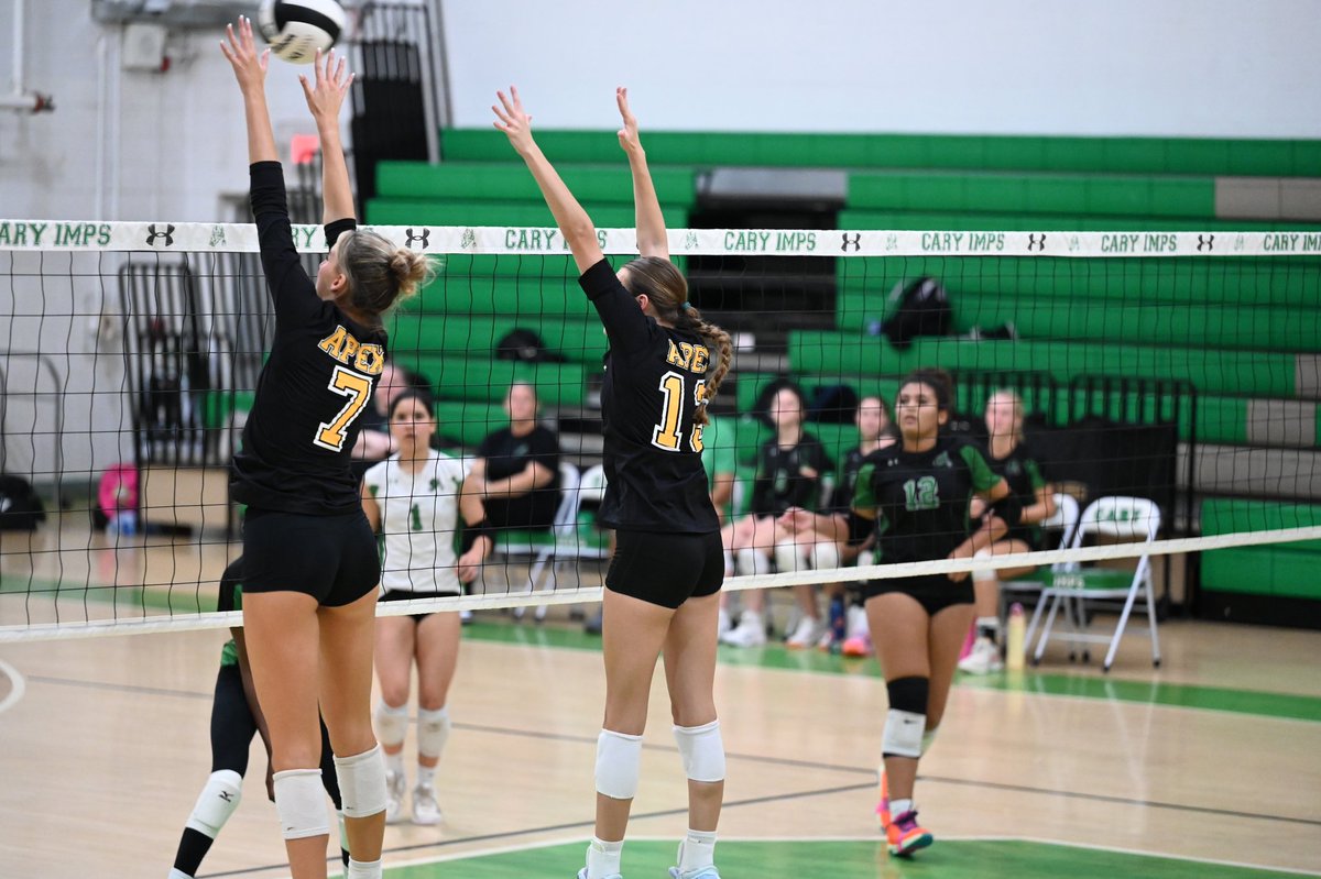 Apex Volleyball won 3 matches today vs Cary.  JVB 2-1, JVA 2-0, Varsity 3-0.  Every wins a good win in the SWAC!!!