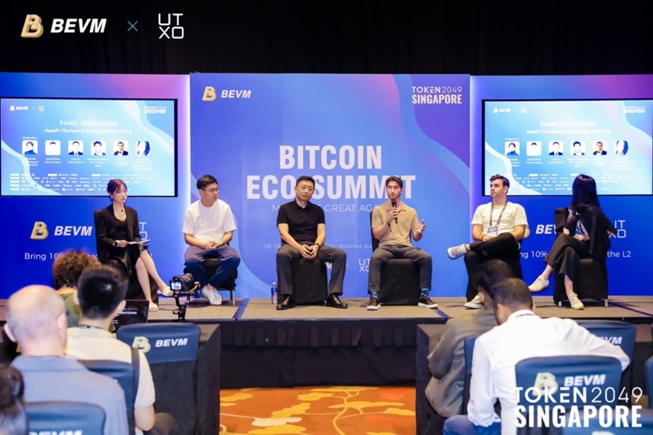 We were thrilled to be part of #TOKEN2049 for Panel 3 - #HashFi: The Next Frontier in #Bitcoin Mining!
Thank you all for sharing your insights with us! <a href="/ANDYCHOW0616/">ZHOU ANDY</a>, <a href="/aarongoldblum00/">Aaron Goldblum</a>, <a href="/hakan_sezikli/">Hakan.btc</a>, <a href="/turboaoao/">TurboWu</a>