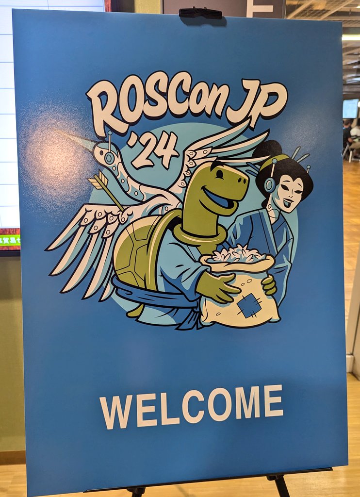 skylark_mmm's tweet image. #ROSConJP2024 来ましたよ〜〜〜！！！✨🎉🎉🥰♥️