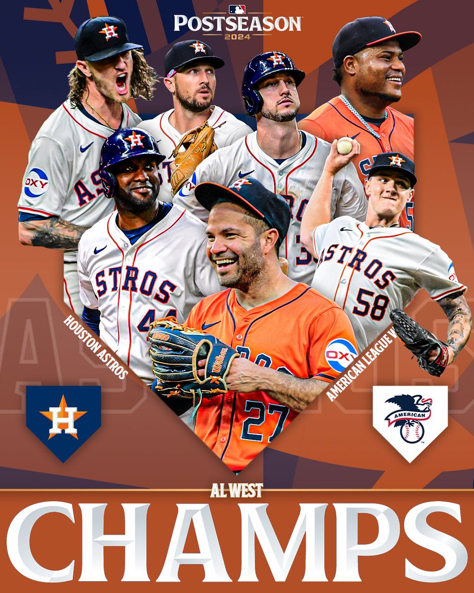 For the 7th time in 8 years, the @Astros own the American League West!

#CLINCHED
