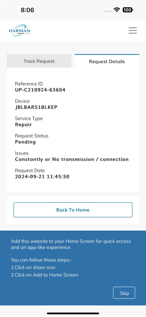 NakraHitesh's tweet image. ⁦@HARMANservices⁩ ⁦@ML4Liberation⁩ ⁦@Music⁩ what kind of services are offered by JBL no one reverts for 4/4 days