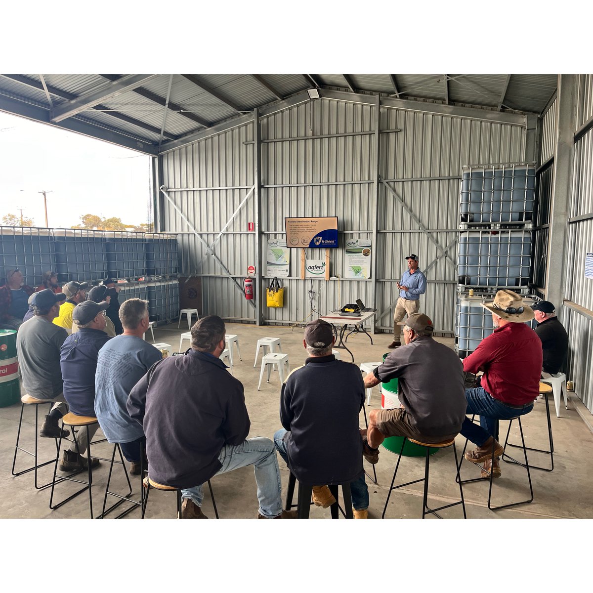 Great arvo with Nutrien Wudinna/Sparrow Ag highlighting interest in our product &amp; willingness for change to customer centric advantages. Their proactive team are first class &amp; can't wait for early 2025
<a href="/Cleve_Rural/">Cleve Rural Traders</a> Agsave <a href="/NutrienWudinna/">Nutrien Ag Solutions Wudinna</a> &amp; Ceduna Lock Ag <a href="/BawdensRural/">Bawdens Rural</a> <a href="/carrsseeds/">Carrs Seeds</a>