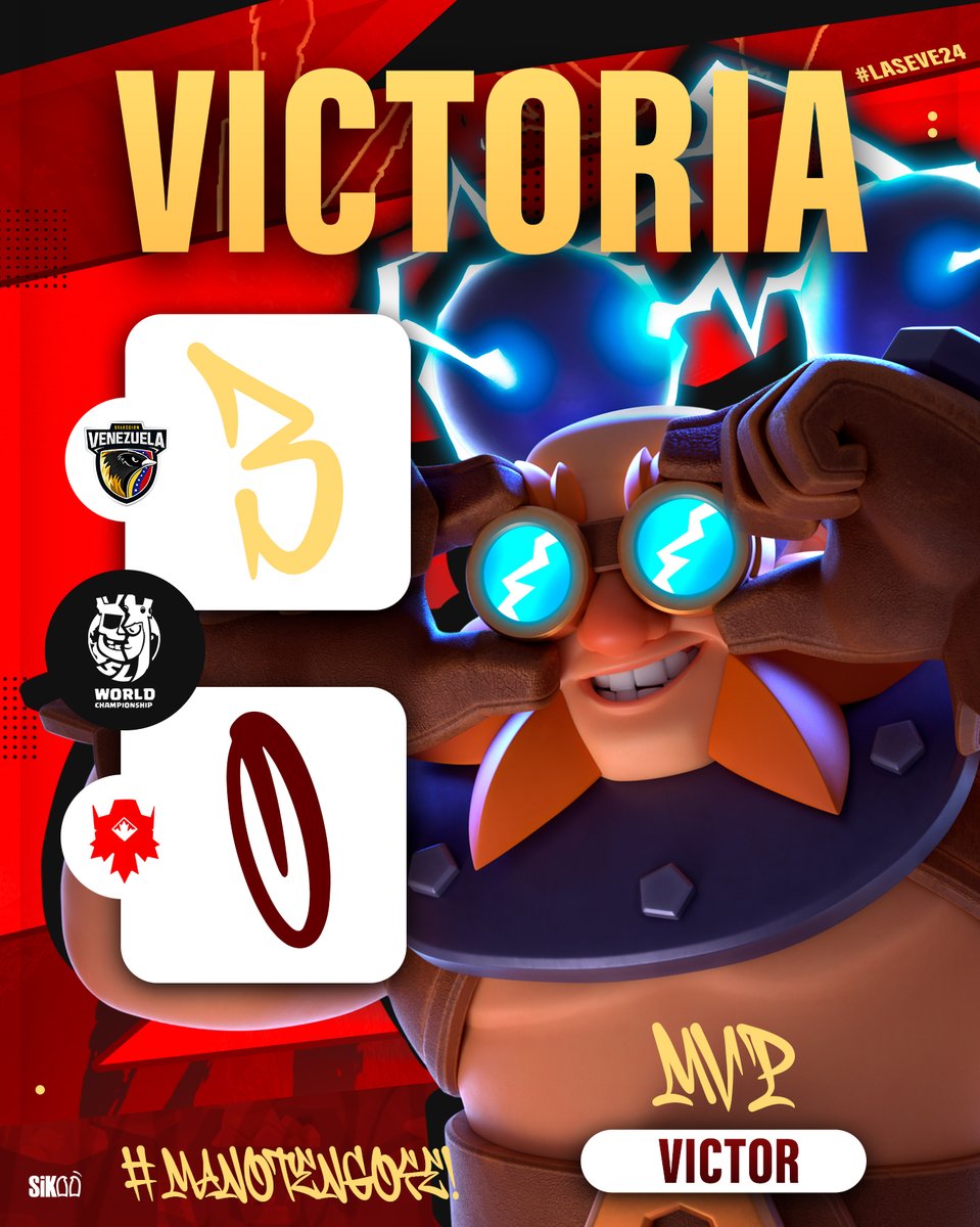Venezuela Clash Royale 🇻🇪 (@seleccionvzlacr) on Twitter photo #CR | ¡Resultado! 🔴
¡MANO, TENGO FÉ! 🔥
¡Victoria contundente de nuestra VINOTINTO, sumando puntos claves contra un gran rival!
🏆<a href="/CR_Supremacy/">Supremacy League</a>
🆚<a href="/Team_Canada_CR/">Team Canada</a>
📋3-0✅
⭐️MVP <a href="/Victor_T07/">Vic</a> (3-1) 🐐
#LaVinotintoCR • #LaSeVe24 #CR | ¡Resultado! 🔴
¡MANO, TENGO FÉ! 🔥
¡Victoria contundente de nuestra VINOTINTO, sumando puntos claves contra un gran rival!
🏆<a href="/CR_Supremacy/">Supremacy League</a>
🆚<a href="/Team_Canada_CR/">Team Canada</a>
📋3-0✅
⭐️MVP <a href="/Victor_T07/">Vic</a> (3-1) 🐐
#LaVinotintoCR • #LaSeVe24