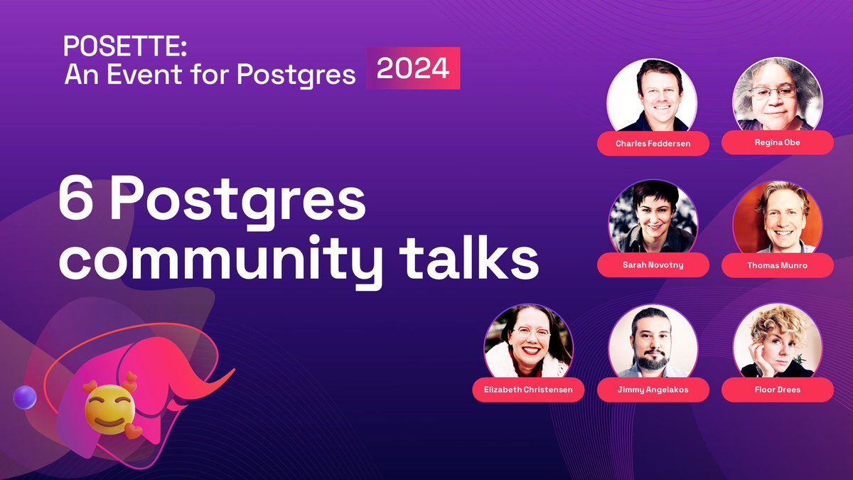 Watch this playlist of Postgres Community talks from #PosetteConf &amp; you’ll find tips for working with others, a walking tour of PG, everything PG at Microsoft, basics of contributing to PG, &amp; learnings from other open source projects: K8s &amp; PostGIS 🐘
📺 aka.ms/posette-2024-p…