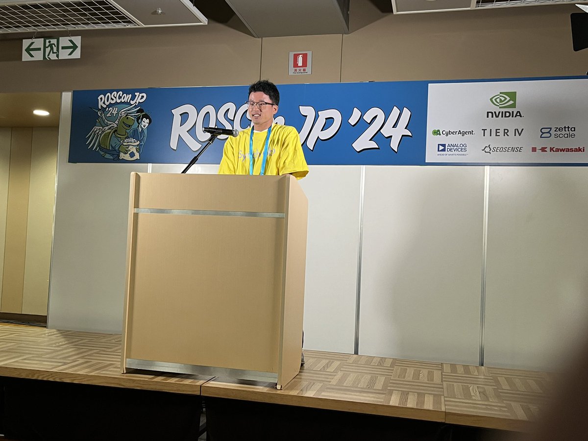rosconjp's tweet image. ランチスポンサーいただきましたシンクロボ様からのご紹介です！ #ROSConJP2024