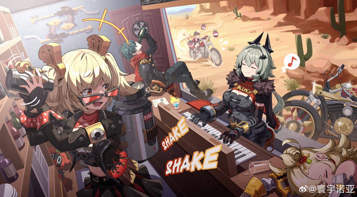 ZenlessWorld's tweet photo. Sons of Calydon Art celebrating the arrival of version 1.2 🏜️✨

Artist: 寰宇诺亚

#ZenlessZoneZero #ZZZero #ZZZ https://t.co/YG1vc0LJvG