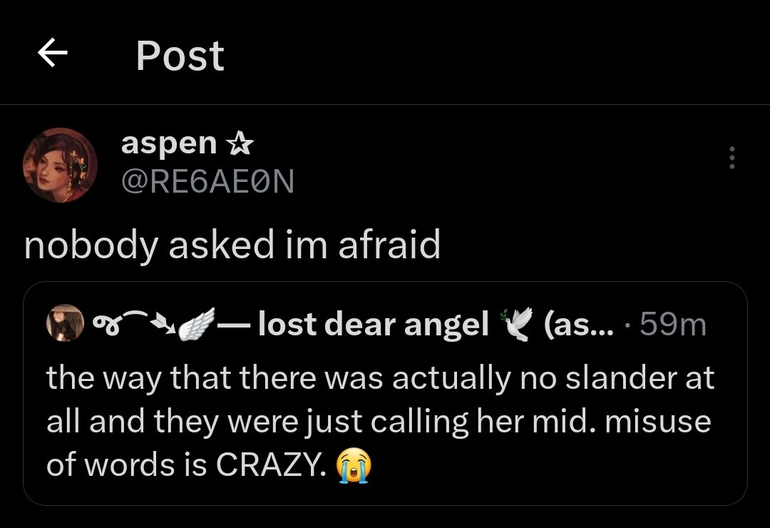 qrt and immediately blocking #keepingmypeace