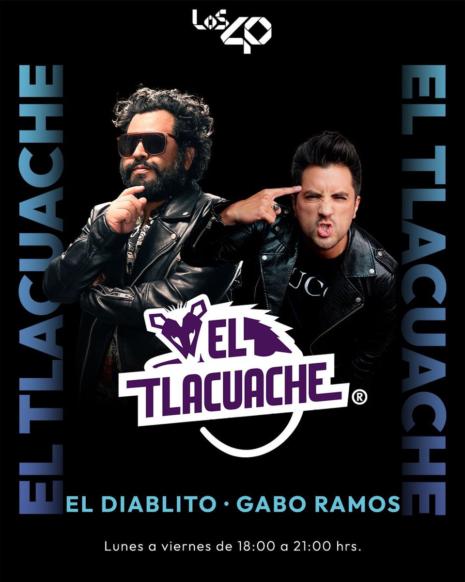 Atomixrock's tweet photo. Shiquitines nos vemos mañana en @eltlacuache40 con @GaboRamos  y @diablitohigh por @los40mx sintontonicen!! https://t.co/d3eaYxhlEC