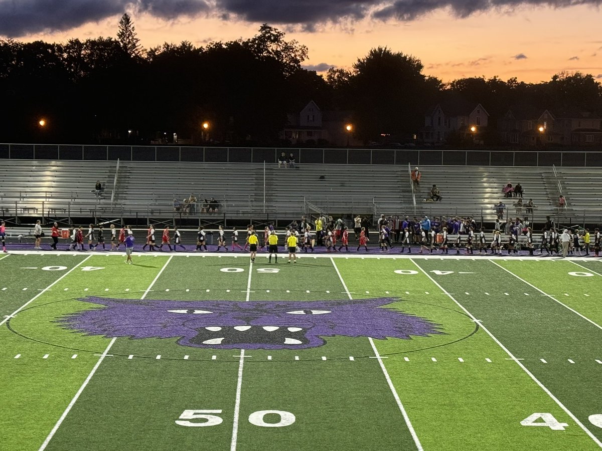 MCHSBoys_Soccer's tweet photo. A great night hosting our middle schools and recognizing our 8th graders from North and South. As we always say, “We compete WITH each other. We compete AGAINST everyone else!” - “Tried And True” never sounded so good! @MCHSBearcats @MuncieSchools https://t.co/v1W3O3I3U5