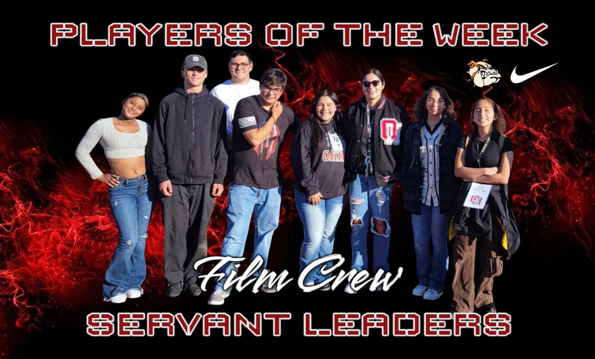 Edit: congratulations to our PLAYERS OF THE WEEK and a special shot out to our film crew!
