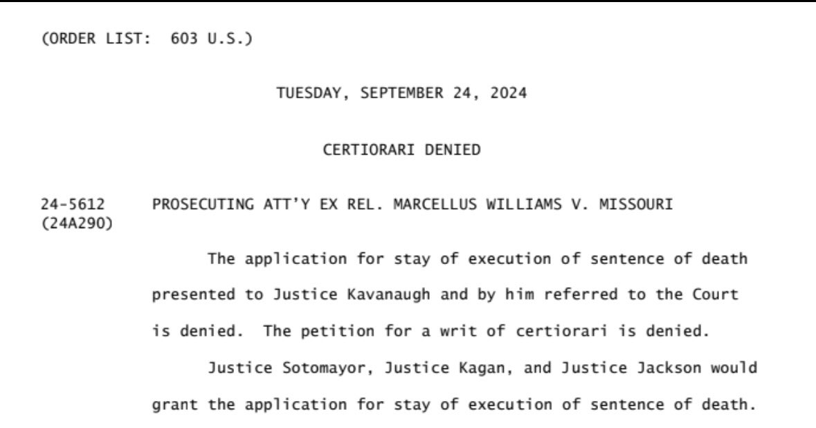 TheLawIntellect's tweet image. Thank you to the three US Supreme Court justices that stood for justice today. 
#MarcellusWilliams