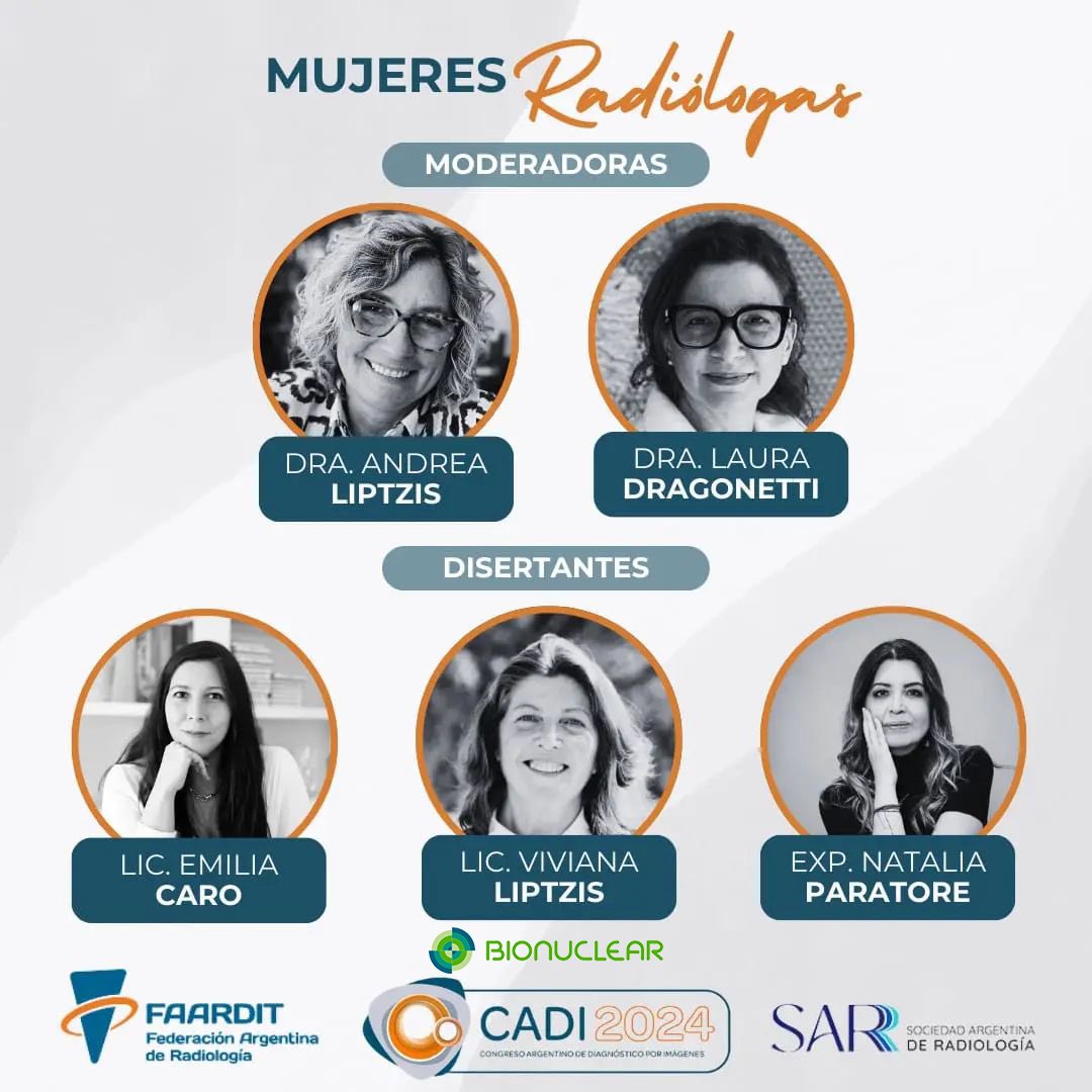 Bionuclearsa's tweet photo. 👩🏻‍⚕️ El sábado 28 a las 14:30 hs en el marco del #CADI2024 se llevará a cabo el 3° Encuentro de #MujeresRadiólogas

Encontrá más info en 👉🏻 https://t.co/ARTelhwjCC

¡Te esperamos!

@cadi.argentina
@faardit

#radiology #radiología #Imagenología #radiodiagnostico https://t.co/TmqBMZzIml