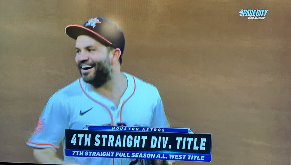 CarolforTexas's tweet photo. Congrats to our @astros on clinching the #ALWD!!! Our guys are #Relentless! Never give up on our boys! On to the playoffs! I LOVE October! https://t.co/nr5GzOLhIb