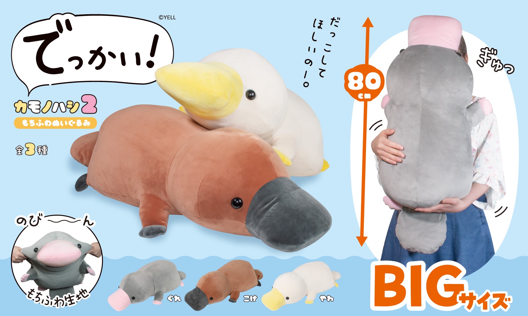 エール 縁日屋 【プライズ公式】 в X: „『でっかい！カモノハシ