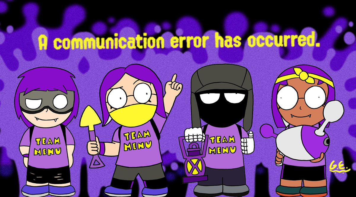 Forgot to mention this, but my friend <a href="/RyeArtFF/">Rye Bread</a> finally uploaded the Splatoon 3 video we recorded together. Which means I can finally upload the thumbnail I made for it. 
Go give it a watch when you have the chance!
youtu.be/8kAMQT8_qqA?li…