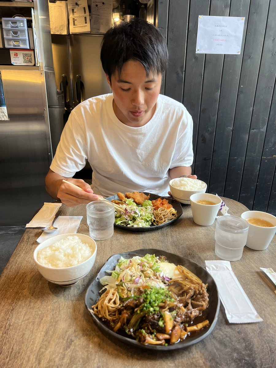 mkazu8's tweet photo. 講演会場の大津市に到着😀

北中樹斗とふらっと入ったランチのお店！
すごいボリュームで味も美味い😋

#大津市 @ItsutoK419 #ふゅーちゃ https://t.co/NM2QPSm9vU