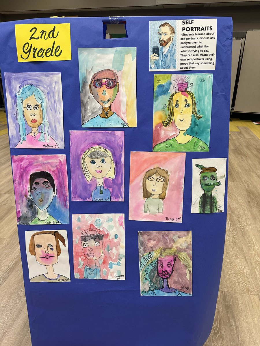 KristinPernici's tweet photo. Love that we showcased amazing student art tonight at @DmeElemRisd Literacy Night!!  #RISDBeTheOne https://t.co/0vDBPD52Le