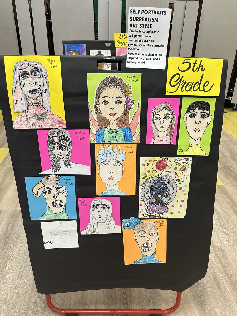 KristinPernici's tweet photo. Love that we showcased amazing student art tonight at @DmeElemRisd Literacy Night!!  #RISDBeTheOne https://t.co/0vDBPD52Le