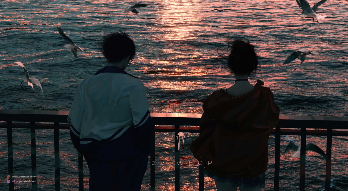 wlopwangling's tweet image. Sun Fragments #Mahina #Suvan #CloudInsect