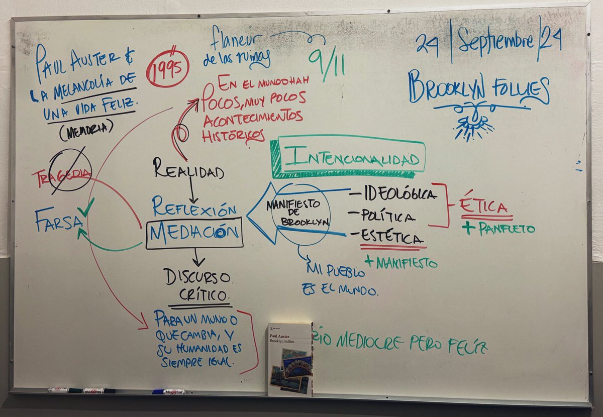 OSWALDORIOSM's tweet image. La melancolía de una vida feliz… 

#PaulAuster