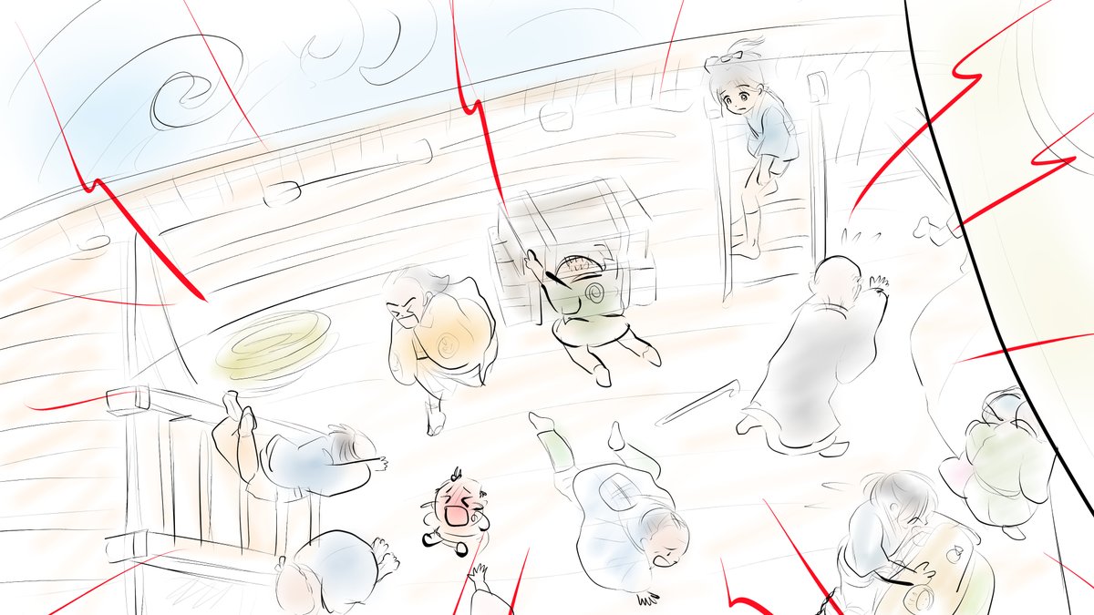 昨日描いた絵です( ゜Д゜)  
 恋の魔法とおまじない725-6色塗り途中
福娘童話集様昔話彦一の「盗っ人小僧」ラフ     
「新説牡丹灯籠」ラフ旧背景を丸っと描きなおして人物も描きなおし
#恋の魔法とおまじない #昔話 