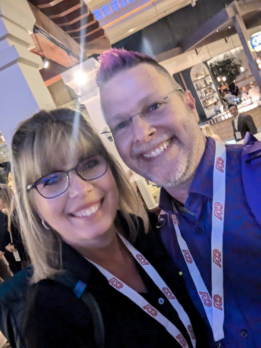 Loved seeing so many friends at the <a href="/isolved/">rock</a> book signing party tonight! <a href="/jmillermerrell/">Jess Miller-Merrell</a> &amp; Matthew Brown have a great #HRTechConf !