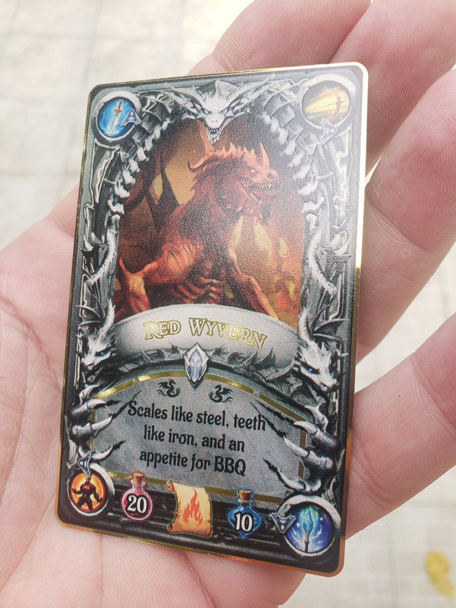 Dungeonites's tweet image. Sneak peek at what some of our Founders Pass holders will be getting soon.
Steel TCG cards (monster edition) 👀
Pass holders who missed out, there is still a few reserved for anyone who hasn't been keeping up with the announcements.
Let us know in the discord. We got you!