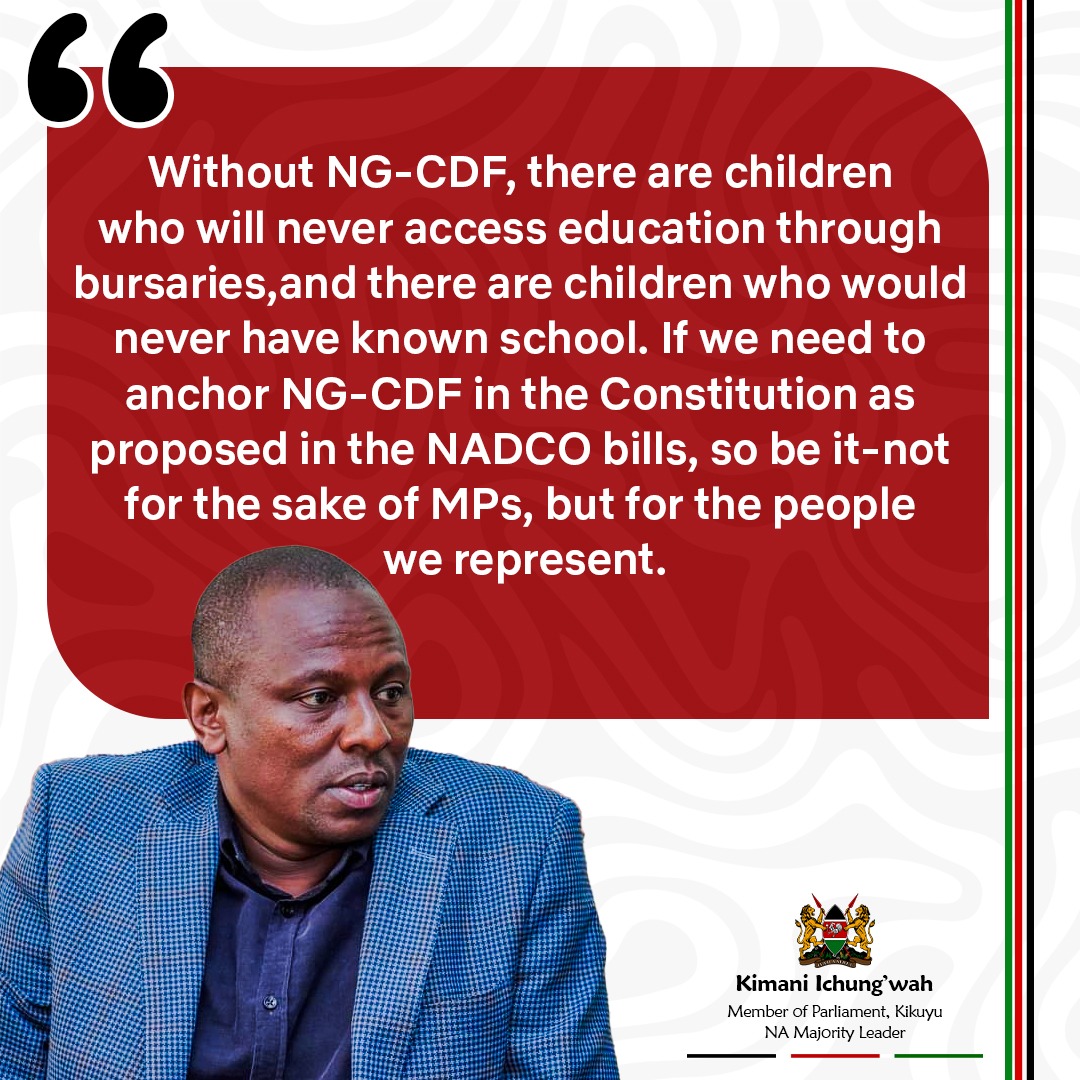Hawa M-pigs we want NG-CDF to be abolished na tuwe na free education Hadi university ssa free education inakuwa na bursary tena hizi ng'ombe hazielewi