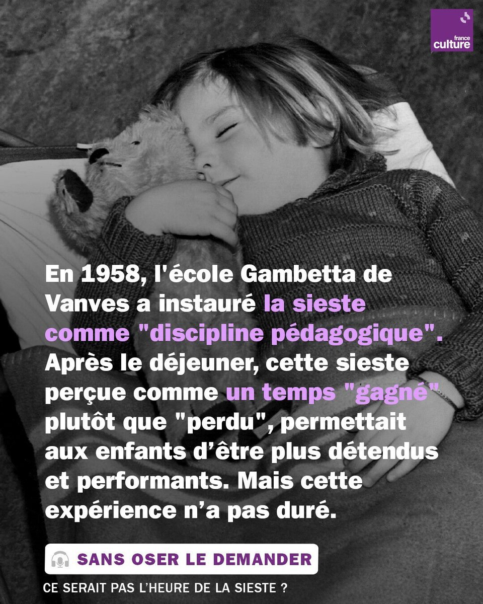 Depuis vos 4 ans, rien n'est prévu pour, et tout est même fait contre.
➡️ l.franceculture.fr/t6P