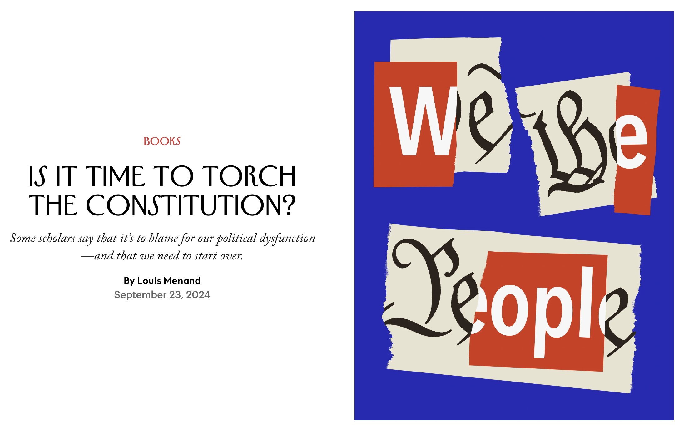 SquishLaw on X: &ldquo;👀The New Yorker suggests the Constitution should 