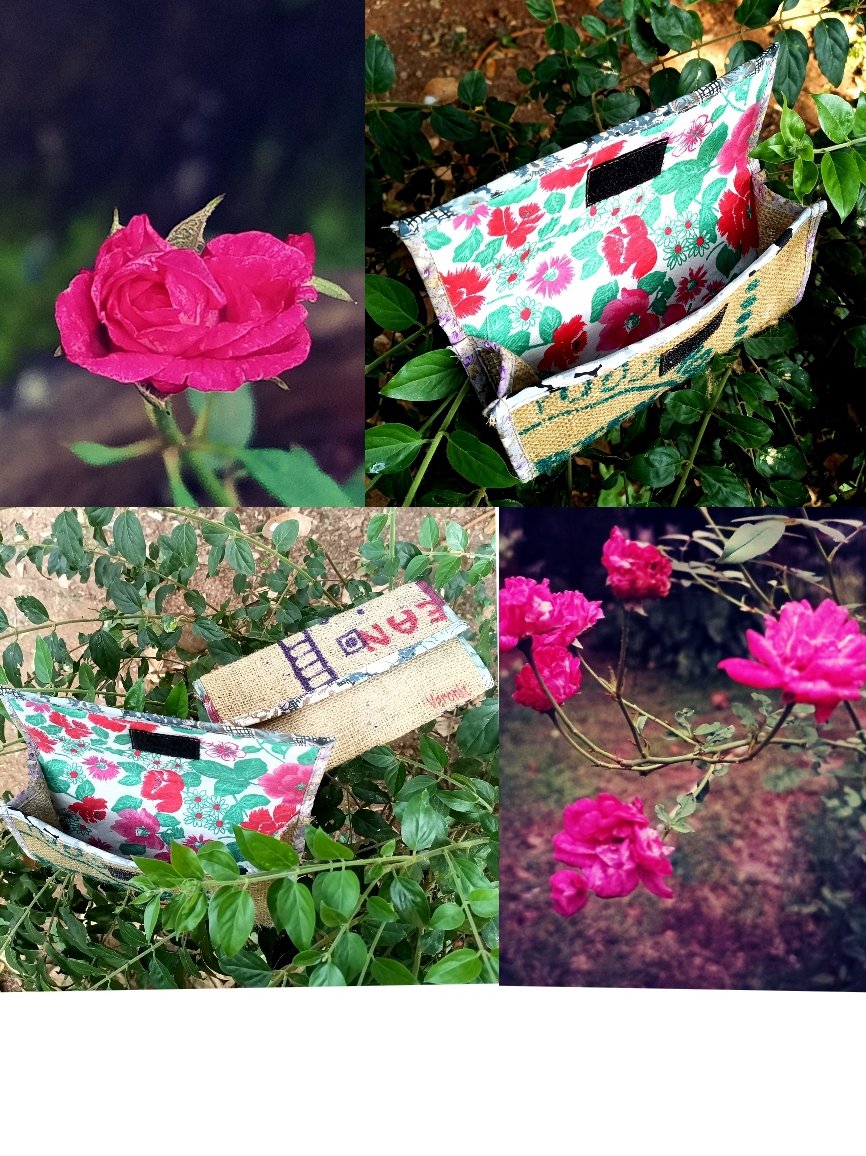 Veronicdsouza's tweet image. Embracing the Epitome of Beauty!🌹
Influenced by the Elegance, Charming Charismatic Roses in my Garden!
#Upcycled #Burlap #Purses  made from Gunny Sacks..
Happy #RoseWednesday to all!🙋🏼‍♀️ #Goa #TiCa #Veronic #SustainableFashion #JutePurse #NaturalAesthetics #NatureInspired