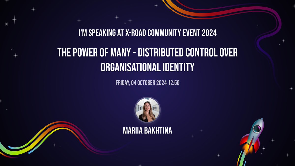 Next Thursday, I will present our recent results on distributed key management for organizational identity at X-Road Community Event 2024 (<a href="/NordicInstitute/">Nordic Institute for Interoperability Solutions</a> ).
There's still time to register: 👇
x-road.global/xroad-communit…

Details at doi.org/10.1007/978-3-…

<a href="/CHESS_EU/">CHESS Cyber-Security Excellence Hub</a> #xroad2024