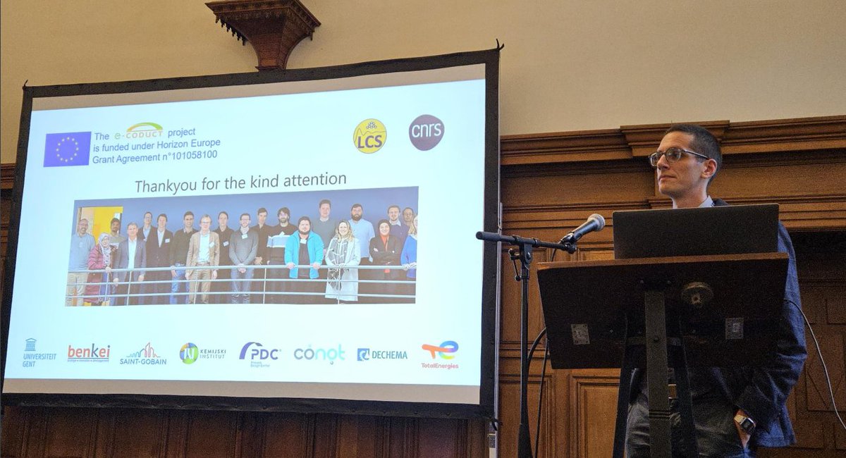 Project e-CODUCT (@ecoduct2022) on Twitter photo 💫 3 contributions from the #eCODUCT #research activities can be found in the #CAMURE12& #ISMR11 🔎Book of Abstracts camure.ugent.be/CAMURE%2012%20…
<a href="/ResearchUGent/">Ghent University Research</a> <a href="/labo_lcs/">Catalyse & Spectro</a> <a href="/CNRS/">CNRS 🌍</a> <a href="/ENSICAEN/">ENSICAEN</a> <a href="/saintgobain/">Saint-Gobain</a> #CONOT <a href="/kemijski/">Kemijski inštitut</a> <a href="/CORDIS_EU/">EU Research Results</a> <a href="/HorizonEU/">Horizon Europe 🇪🇺</a>
#catalysis #zeolites #acidgas #lowcarbon 💫 3 contributions from the #eCODUCT #research activities can be found in the #CAMURE12& #ISMR11 🔎Book of Abstracts camure.ugent.be/CAMURE%2012%20…
<a href="/ResearchUGent/">Ghent University Research</a> <a href="/labo_lcs/">Catalyse & Spectro</a> <a href="/CNRS/">CNRS 🌍</a> <a href="/ENSICAEN/">ENSICAEN</a> <a href="/saintgobain/">Saint-Gobain</a> #CONOT <a href="/kemijski/">Kemijski inštitut</a> <a href="/CORDIS_EU/">EU Research Results</a> <a href="/HorizonEU/">Horizon Europe 🇪🇺</a>
#catalysis #zeolites #acidgas #lowcarbon