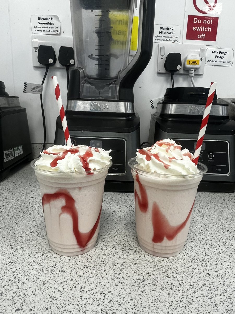 Amazing strawberry milkshakes by our S6 Baristas - £2 at <a href="/BoclairCafe/">Stevie’s Cafe at Boclair Academy</a> 🍓 ☕️ <a href="/BoclairAcademy/">Boclair Academy</a>
