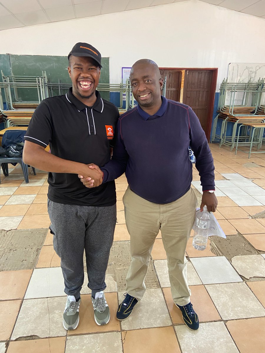 UJAccountancy's tweet photo. Proud of Lungile Mthembu representing Accountancy@UJ at the Moletsane Secondary School in Soweto recruiting future accountants.
Thank you to Mr Godfrey Legwale (Project Manager at SAICA) for the opportunity
#FutureAccountants #ForYourNext #UJ #LeadersInAccountingEducation https://t.co/Jtvq2QliHQ