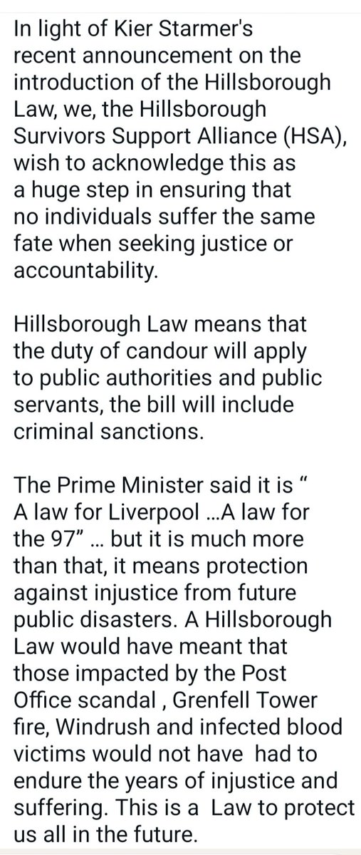 HSA-Hillsborough Survivors Support Alliance CIC tweet media