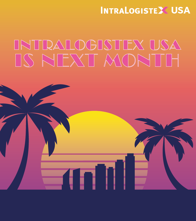 ☀️😎 We can't wait to welcome you all the the Miami Beach Convention Center next month! 

IntraLogisteX  USA, will be an incredible showcase of all the latest warehousing &amp; logistics solutions from out industry-leading exhibitors!

Register for free:
intralogistexusa.com