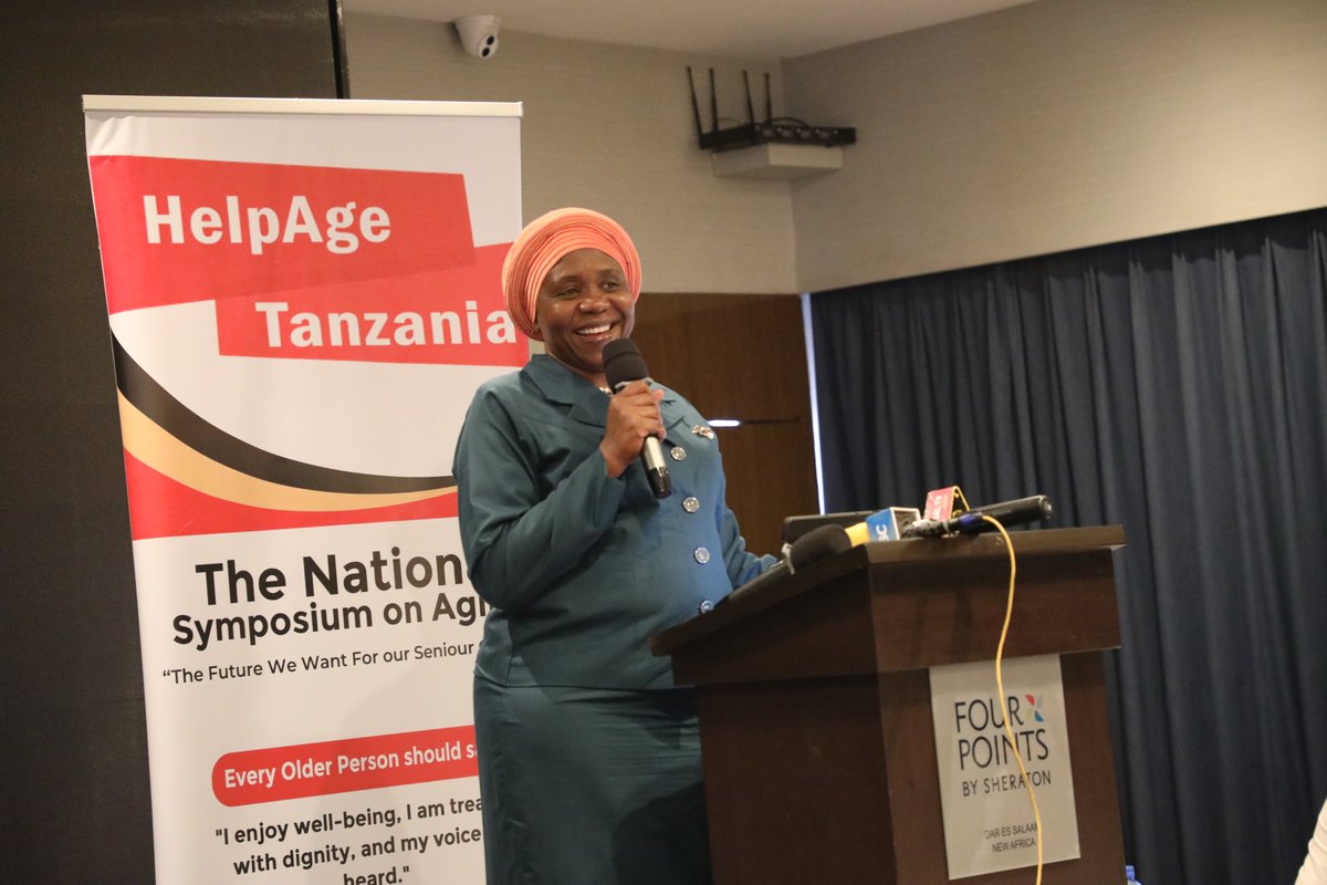 HelpAgeTz's tweet photo. Hon. @Dr_DGwajima closed the Launch of HelpAge Tanzania and The National Symposium on Aging with a call for stronger protection of older people’s rights. Proud to stand united for a better future for our senior citizens. #HelpAgeTanzania #OlderPeopleRights #AgingWithDignity https://t.co/FhNuvkXybl