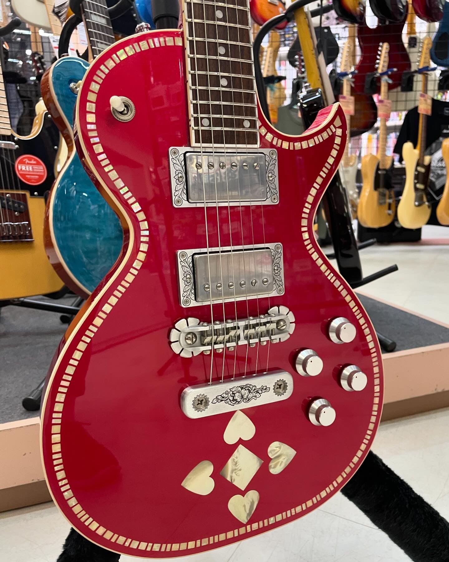 Zemaitis ゼマイティス A24SU Ruby Heart