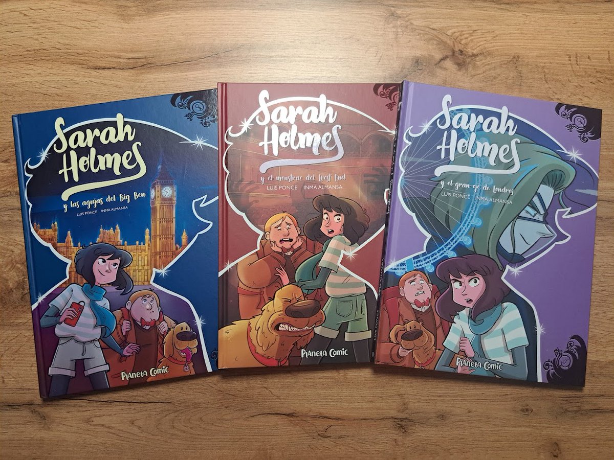 Hoy sale a la venta el último número de Sarah Holmes, han sido cuatro años dando vida y acompañando a esta pequeña heroína.  Gracias por leernos, y entreteneros con las aventuras de Sarah.<a href="/PlanetadComic/">Planeta Cómic</a> <a href="/Luis_Ponce_S/">Luis Ponce</a>